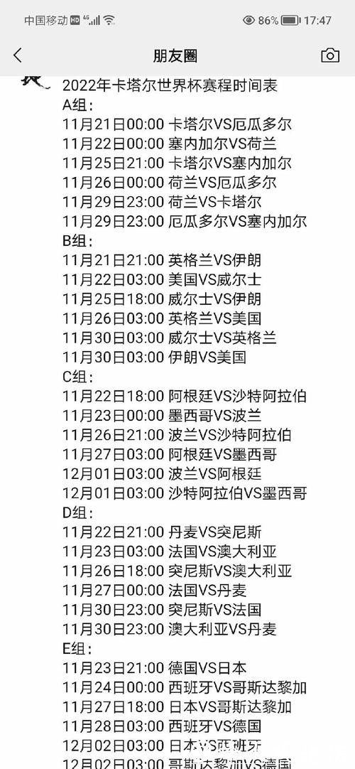 全面解析世界杯赛程预测及热门趋势
